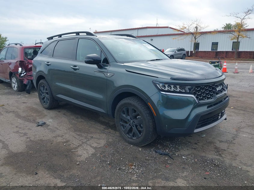Vin: 5xyrldlc8pg225850, lot: 46752901, kia sorento x-line s 20231