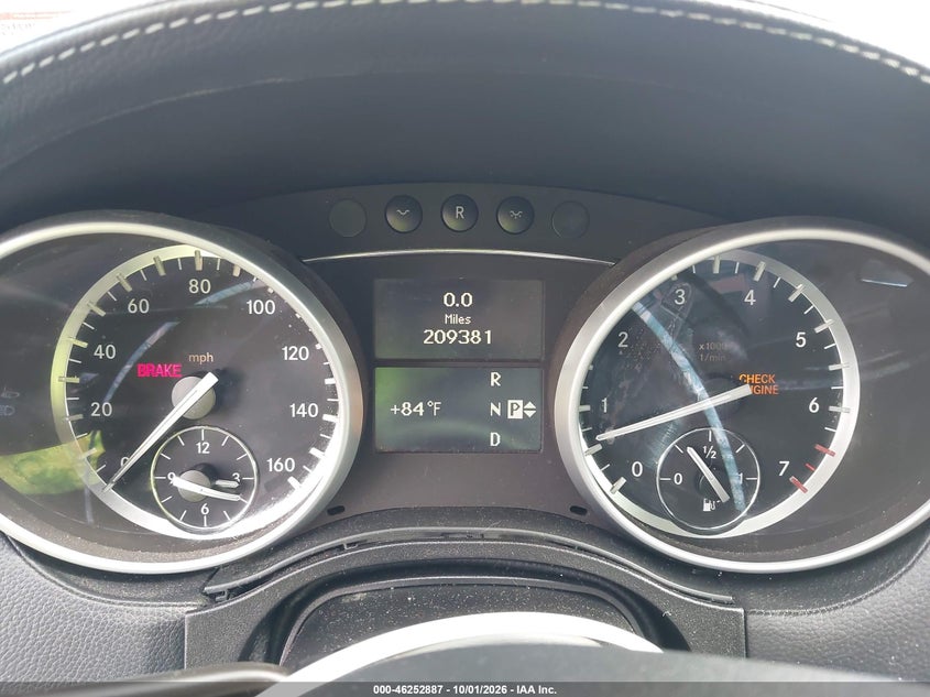 MERCEDES-BENZ GL 450 2011 VIN 4JGBF7BE4BA647860
