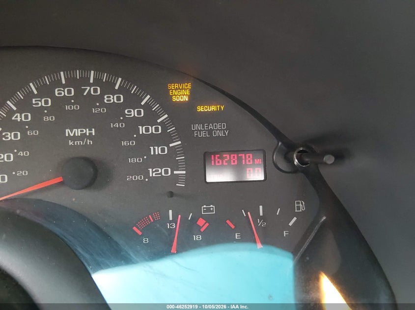 CHEVROLET CAMARO 1997 VIN 2G1FP32K2V2130298