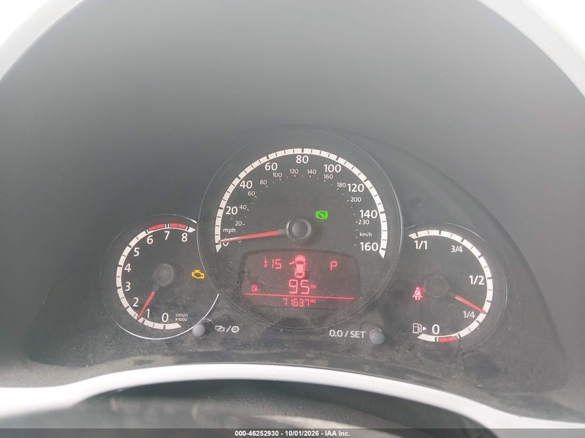 VOLKSWAGEN BEETLE 2013 VIN 3VWV67AT0DM606615