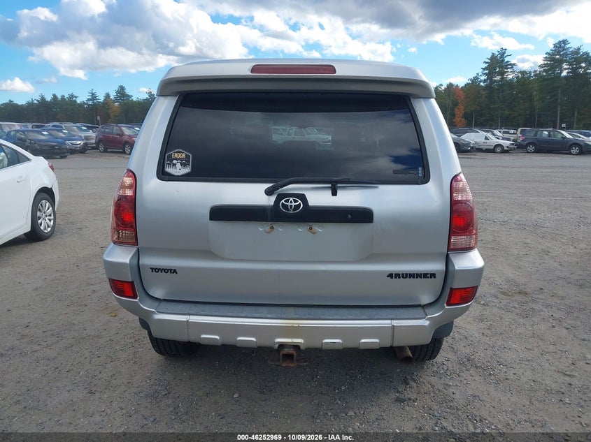 TOYOTA 4RUNNER 2005 VIN JTEBU17R058032393