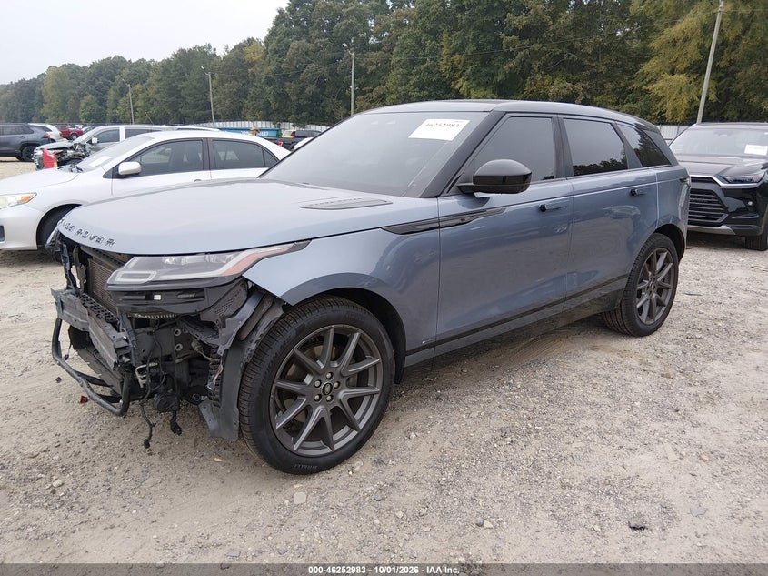 Vin: salyt2ex8ma308246, lot: 46753009, land rover range rover velar p250 r-dynamic s 20212