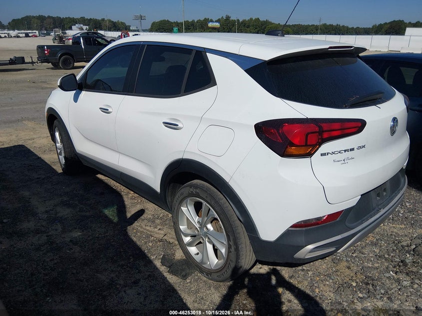 Vin: kl4mmbs26lb090564, lot: 46753044, buick encore gx fwd preferred 20203