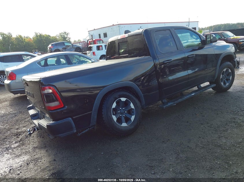 Vin: 1c6srfet6kn671030, lot: 46753161, ram 1500 rebel  4x4 6'4 box 20194