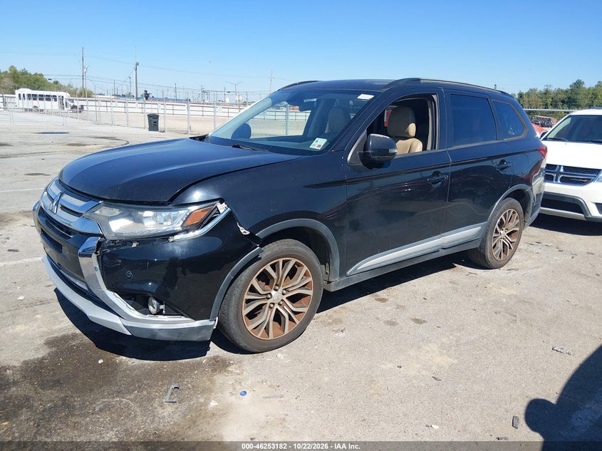 2016 Mitsubishi Outlander Sel, Transmission Damage, IAAI, VIN JA4AD3A3XGZ008917 — photo 2
