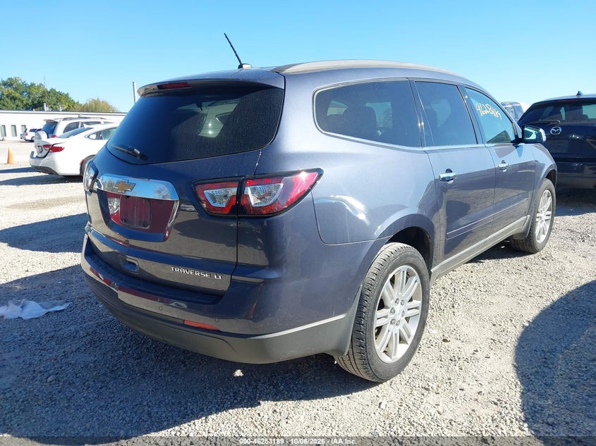 Vin: 1gnkrgkd8dj131286, lot: 46753215, chevrolet traverse 1lt 20134