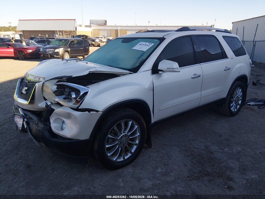 Vin: 1gkkrsed2bj128151, lot: 46753288, gmc acadia slt-2 20112