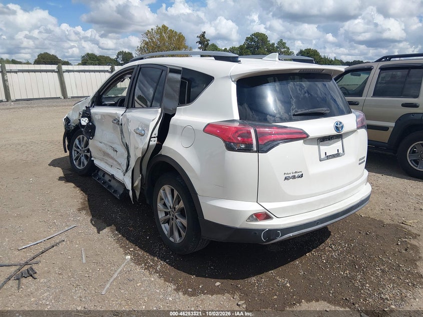 Vin: jtmdjrev5hd146468, lot: 46753347, toyota rav4 hybrid limited 20173