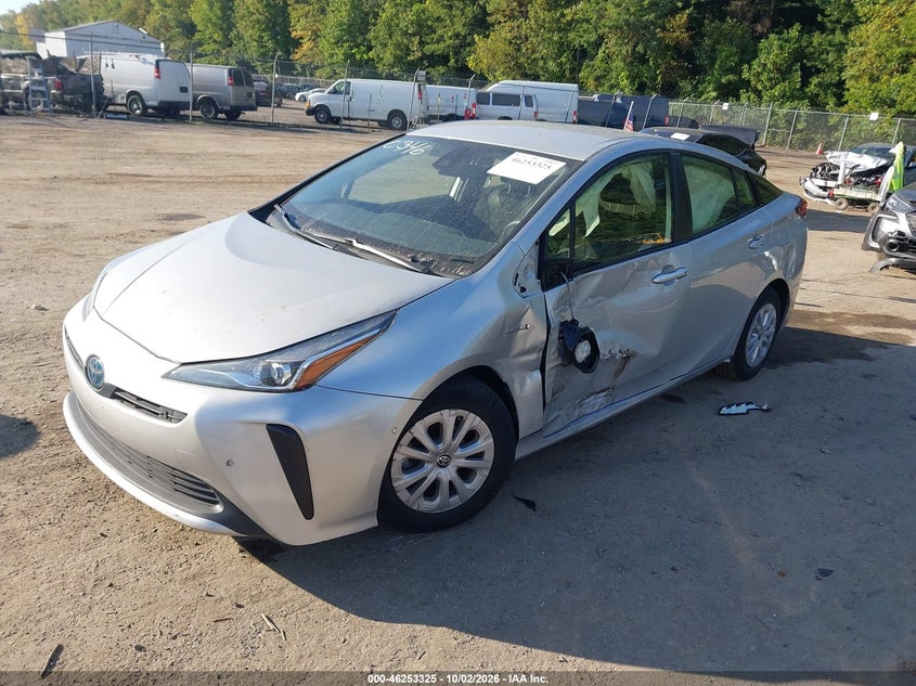 Vin: jtdkamfu0m3150346, lot: 46753351, toyota prius le 20212