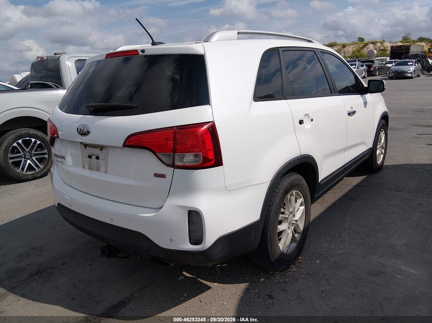 Vin: 5xykt3a67eg435250, lot: 46753375, kia sorento lx 20144