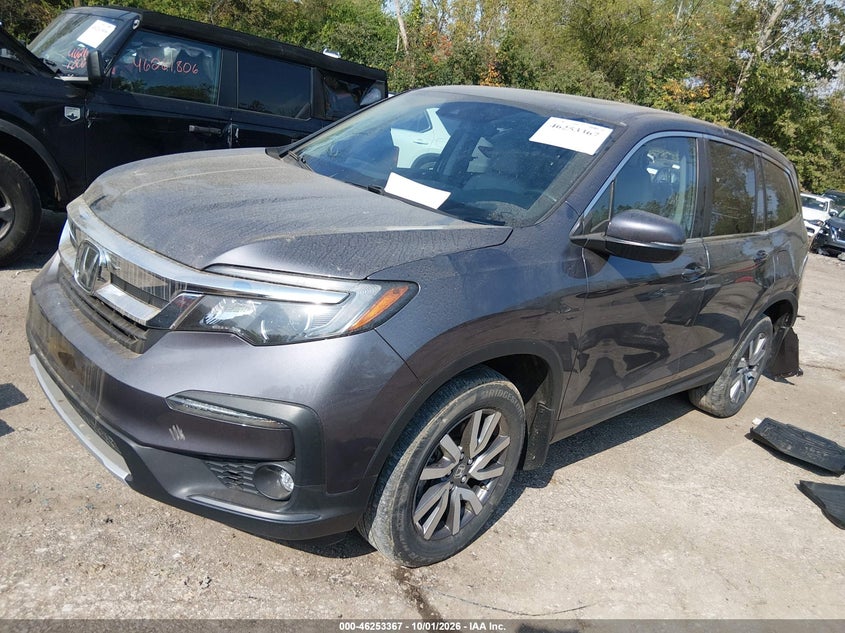 2021 Honda Pilot Awd Ex-L, Удар сзади, IAAI, VIN 5FNYF6H5XMB079835 — фото 2