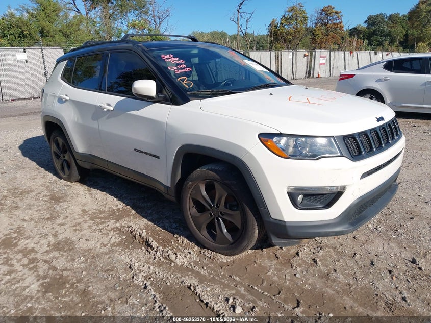 Vin: 3c4njdbb3kt813329, lot: 46753396, jeep compass altitude 4x4 20191