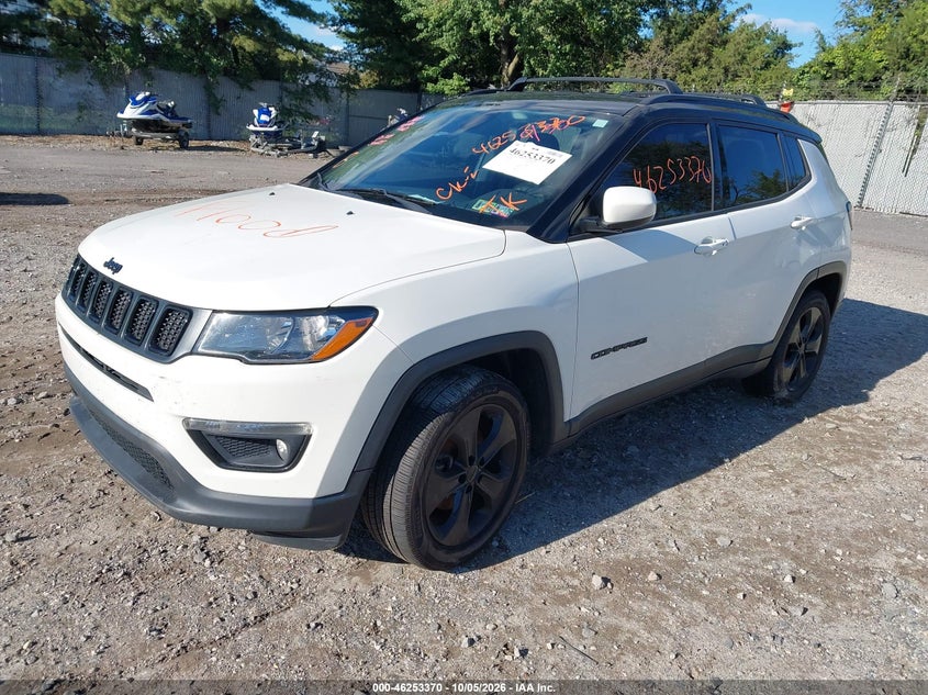 Vin: 3c4njdbb3kt813329, lot: 46753396, jeep compass altitude 4x4 20192