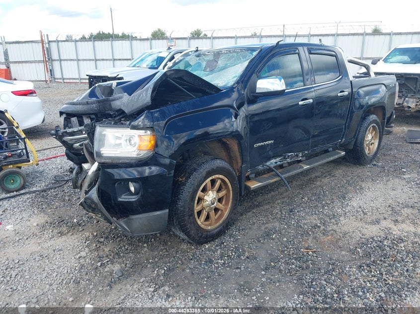 Vin: 1gtg6ce39f1189011, lot: 46753411, gmc canyon slt 20152