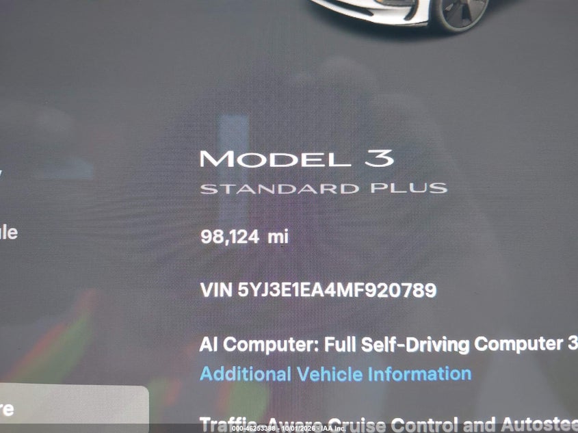 2021 TESLA MODEL 3 STANDARD RANGE PLUS REAR-WHEEL DRIVE · Фото 15