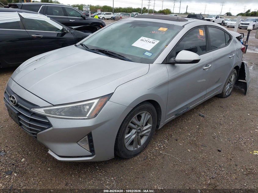 Vin: kmhd84lf6lu021302, lot: 46753456, hyundai elantra value edition 20202