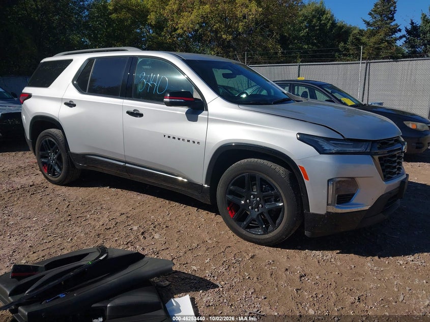 Vin: 1gnevkkw3nj157213, lot: 46753466, chevrolet traverse awd premier 2022 img_1