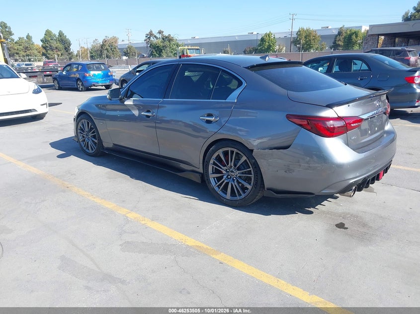 Vin: jn1fv7ar5jm480941, lot: 46753531, infiniti q50 3.0t red sport 400 20183