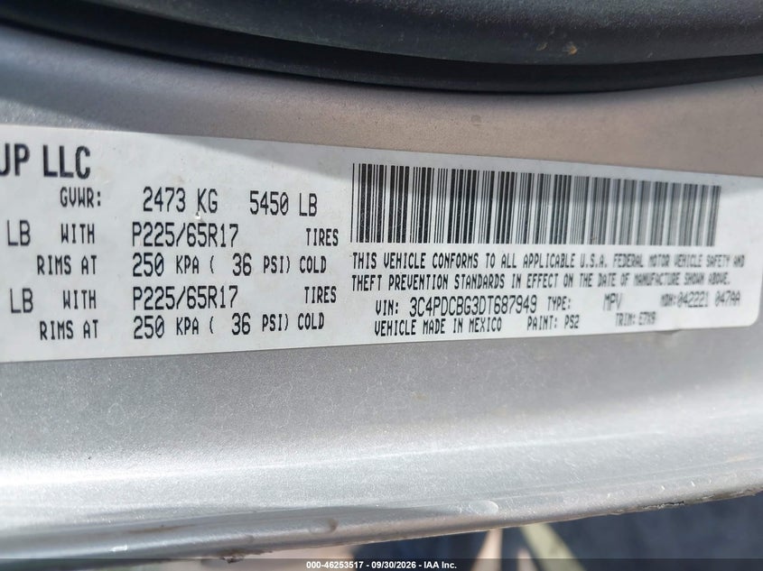 2013 DODGE JOURNEY SXT · Фото 9
