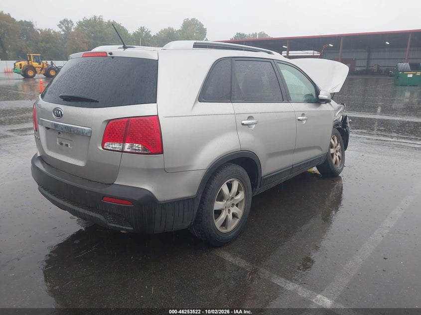 Vin: 5xykt3a68dg404944, lot: 46753548, kia sorento lx 20134