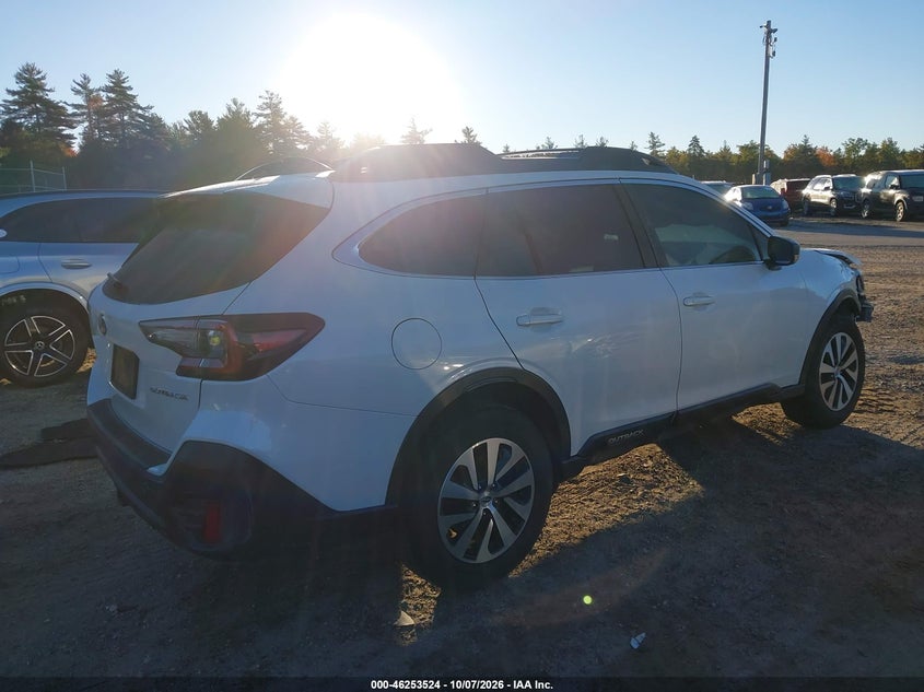 Vin: 4s4btaac1m3152237, lot: 46753550, subaru outback 20214
