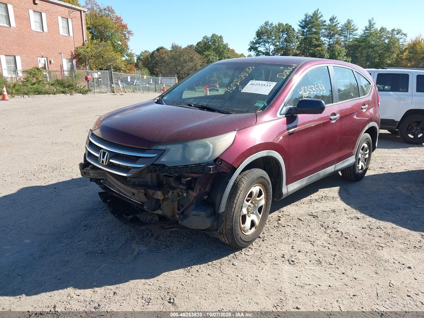 2014 Honda Cr-V Lx, Front End, IAAI, VIN 5J6RM4H35EL116229 — photo 2