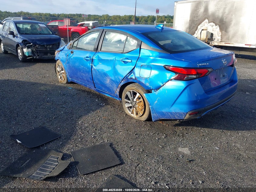 Vin: 3n1cn8ev2ml829259, lot: 46753586, nissan versa sv xtronic cvt 20213