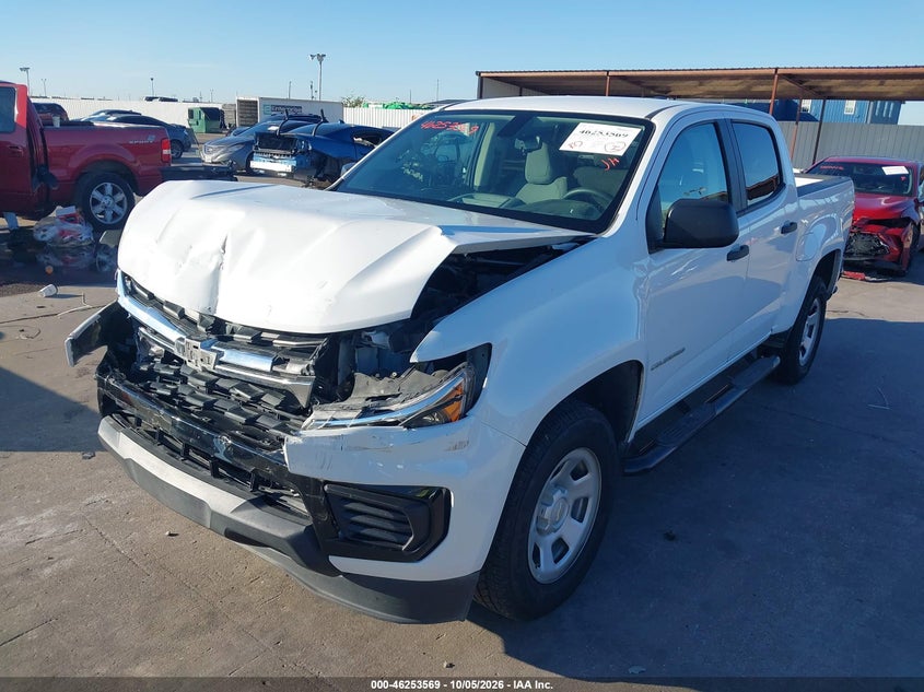 Vin: 1gcgsbea6m1109553, lot: 46753595, chevrolet colorado 2wd  short box wt 20212