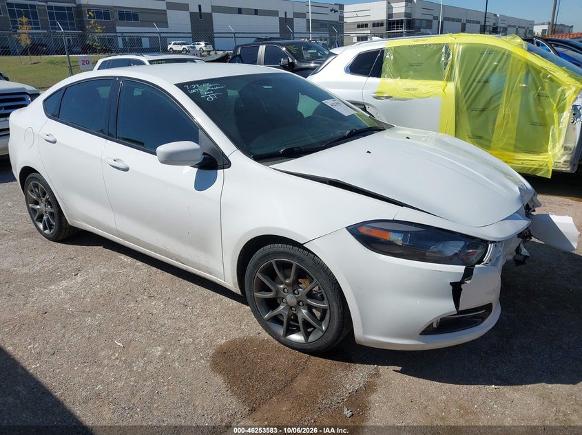 Vin: 1c3cdfba3dd107427, lot: 46753609, dodge dart rallye 20131