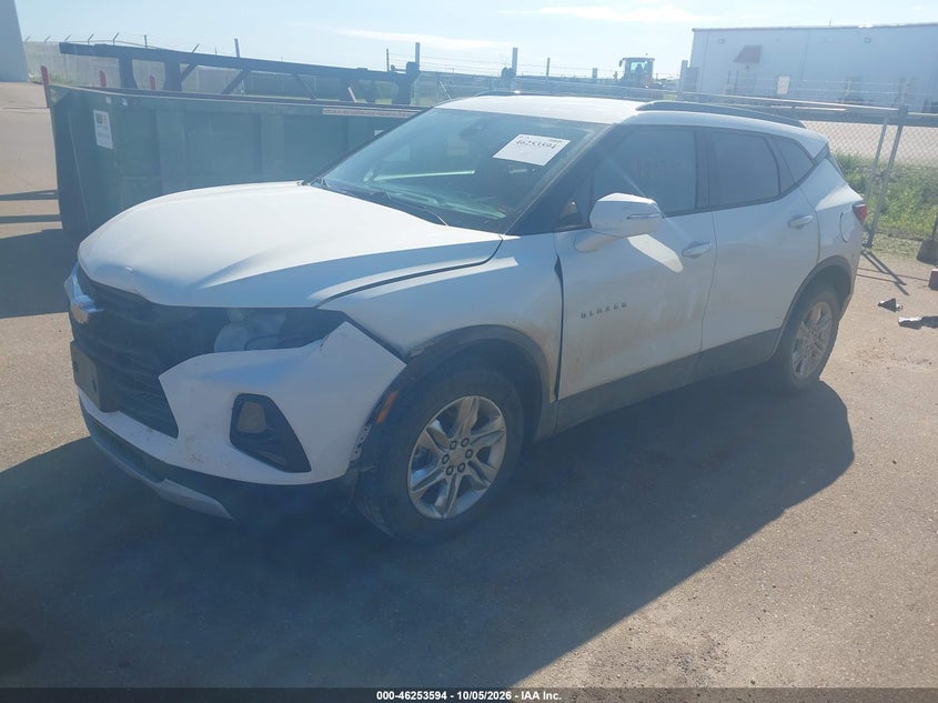 Vin: 3gnkbhrsxms546610, lot: 46753620, chevrolet blazer awd 2lt 20212