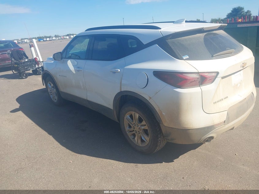 Vin: 3gnkbhrsxms546610, lot: 46753620, chevrolet blazer awd 2lt 20213