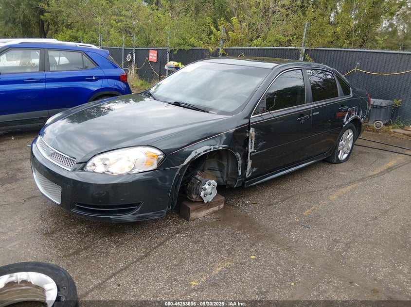 2014 Chevrolet Impala Limited Lt, Левый бок, IAAI, VIN 2G1WB5E39E1126768 — фото 2