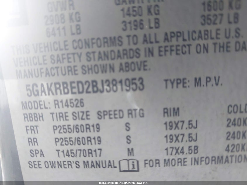 2011 BUICK ENCLAVE 1XL · Photo 9