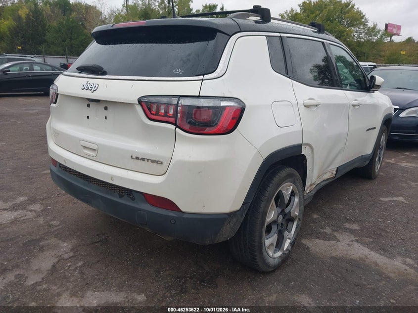 Vin: 3c4njccb2jt248157, lot: 46753648, jeep compass limited fwd 20184
