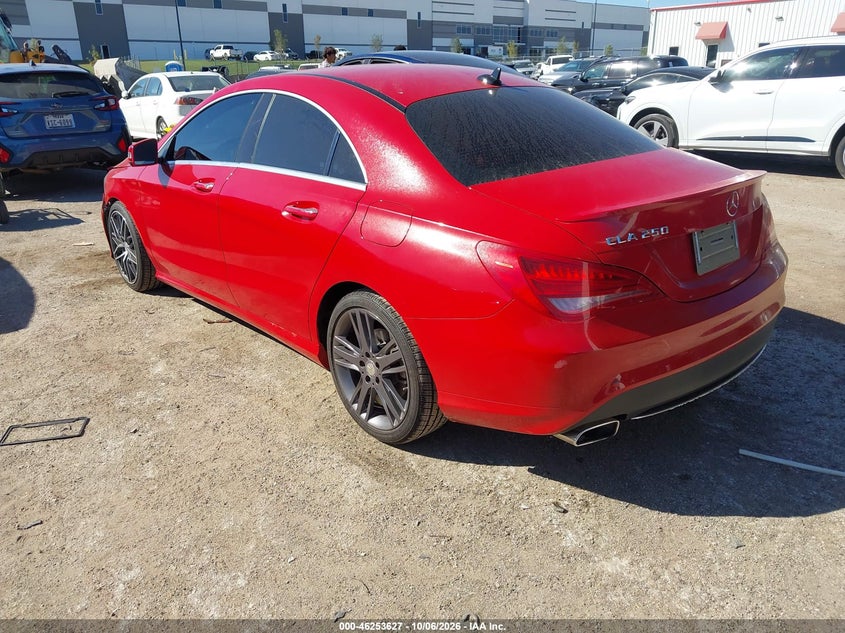 Vin: wddsj4eb8fn183964, lot: 46753653, mercedes-benz cla 250 20153