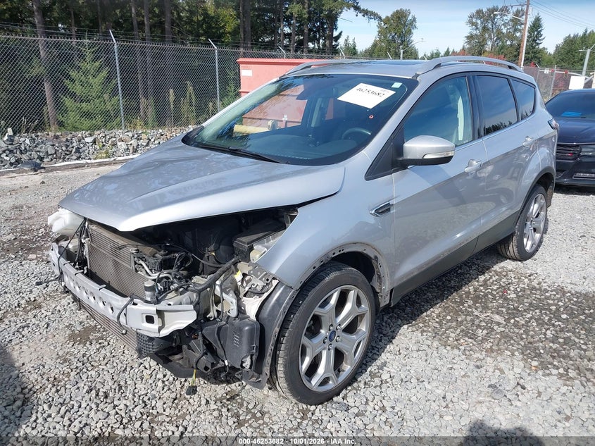 2017 Ford Escape Titanium, Удар спереди, IAAI, VIN 1FMCU9J95HUD87423 — фото 2