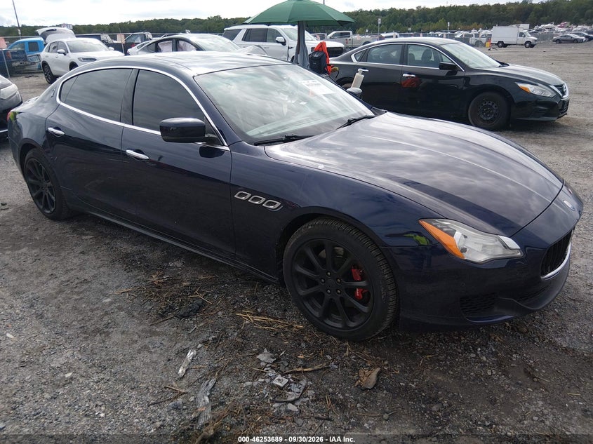 Vin: zam56rra2f1143101, lot: 46753715, maserati quattroporte s q4 20151