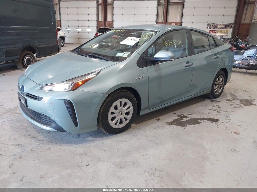 Vin: jtdkamfu1m3145771, lot: 46753727, toyota prius le 20212