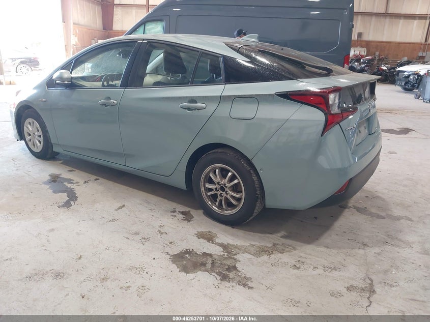 Vin: jtdkamfu1m3145771, lot: 46753727, toyota prius le 20213