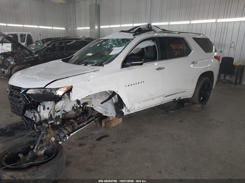 Vin: 1gnevkkw0kj255238, lot: 46753735, chevrolet traverse premier 20192