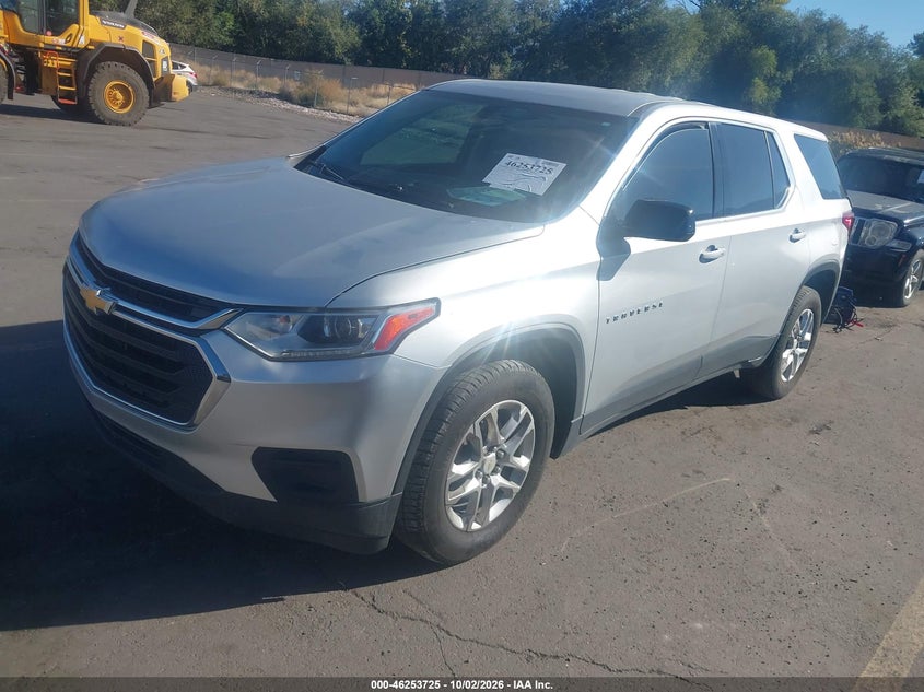 Vin: 1gnerfkw9lj254215, lot: 46753751, chevrolet traverse fwd ls 20202