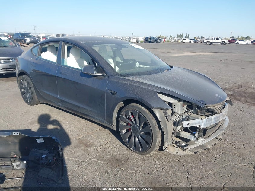Vin: 5yj3e1ec3nf136039, lot: 46753752, tesla model 3 performance dual motor all-wheel drive 2022 img_1