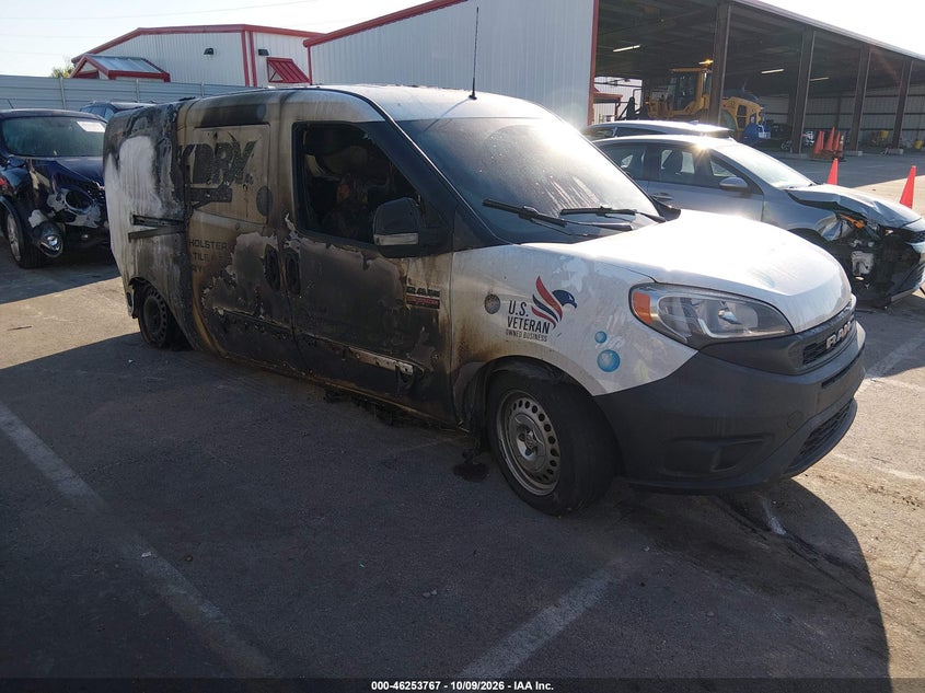 Vin: zfbhrfab5m6t58938, lot: 46753793, ram promaster city tradesman 20211