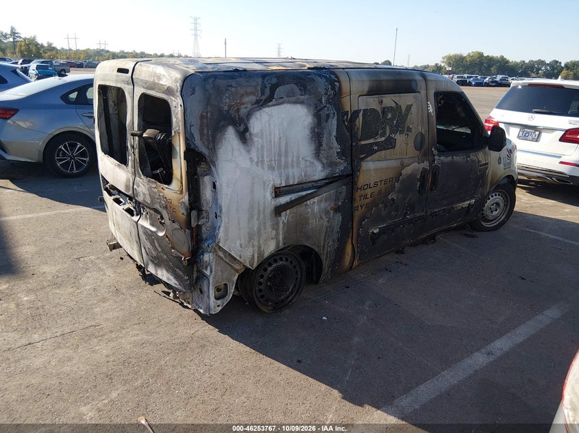 Vin: zfbhrfab5m6t58938, lot: 46753793, ram promaster city tradesman 20214