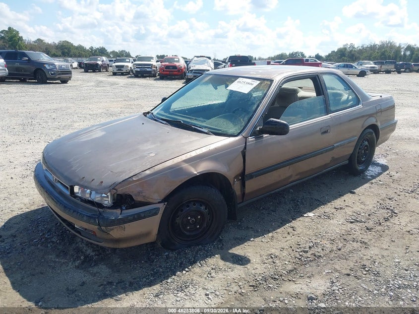 1990 Honda Accord Lx, Left Front, IAAI, VIN 1HGCB7250LA011458 — photo 2