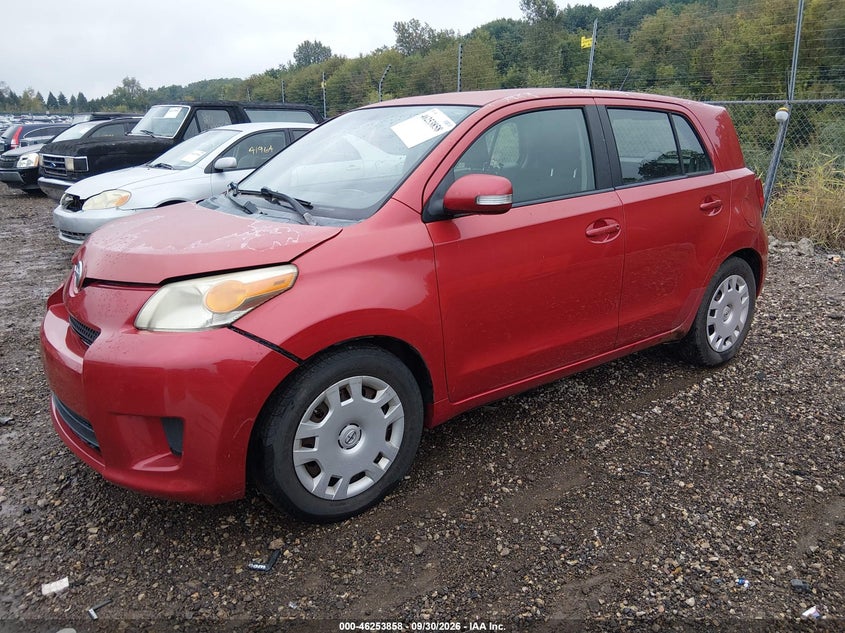 SCION XD 2008 VIN JTKKU10478J005698