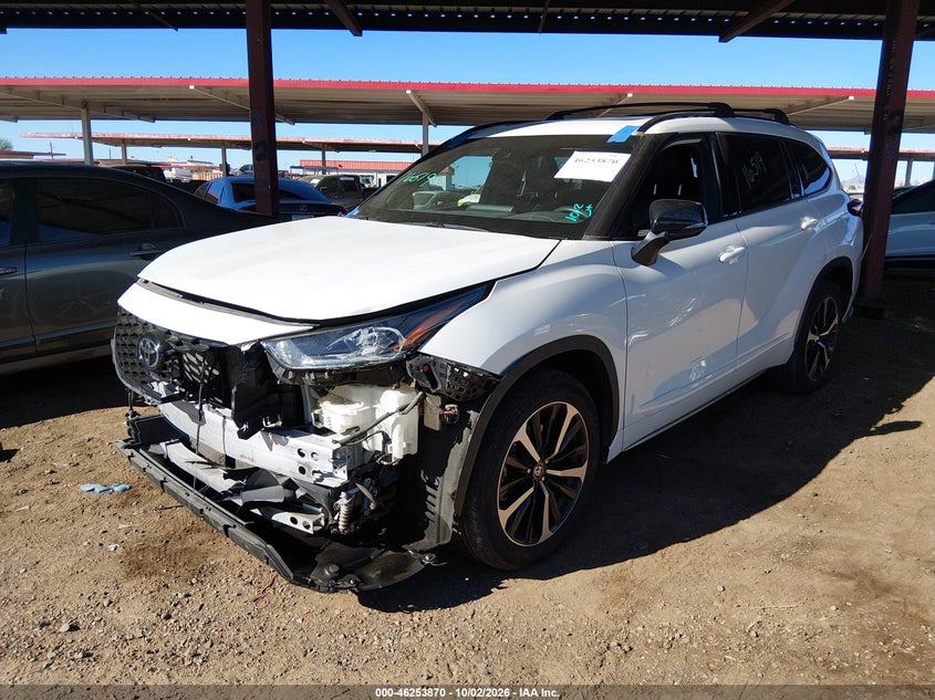 Vin: 5tdjzrbh9ns196235, lot: 46753896, toyota highlander xse 20222