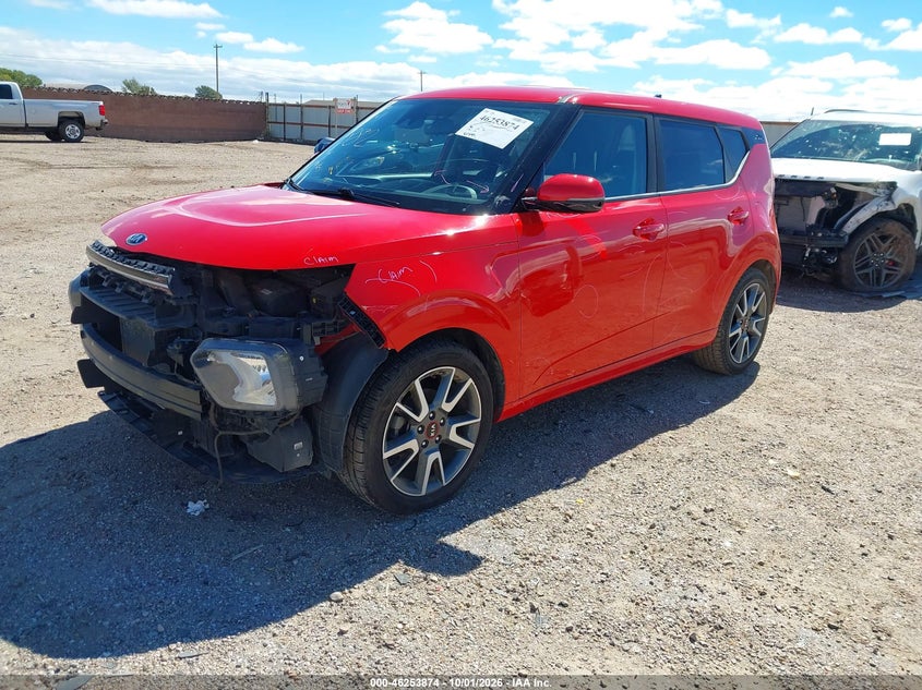 Vin: kndj63auxl7037882, lot: 46753900, kia soul gt-line 20202