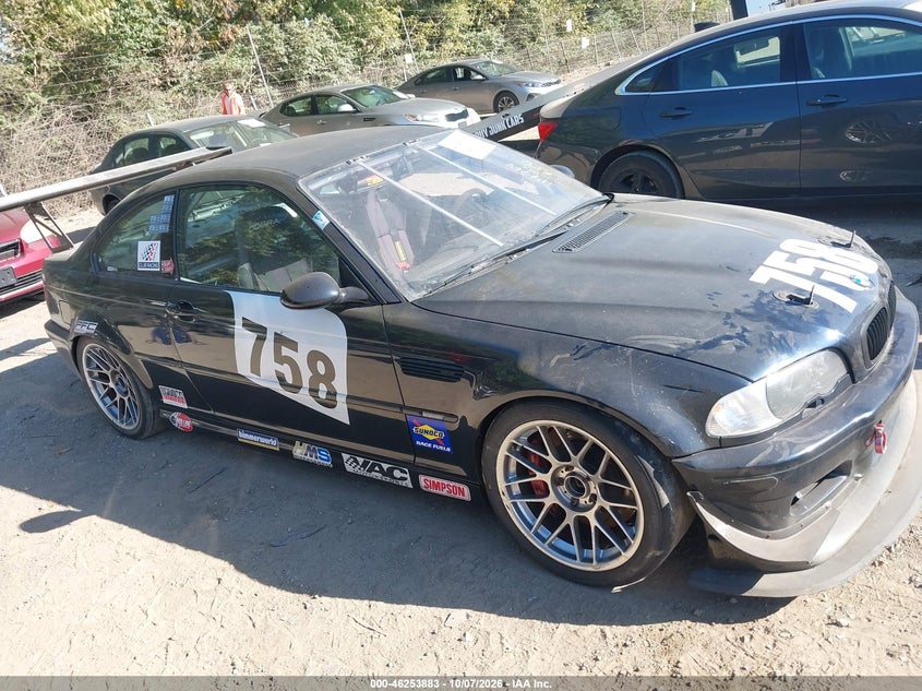 BMW M3 2001 VIN WBSBL93451JR11741
