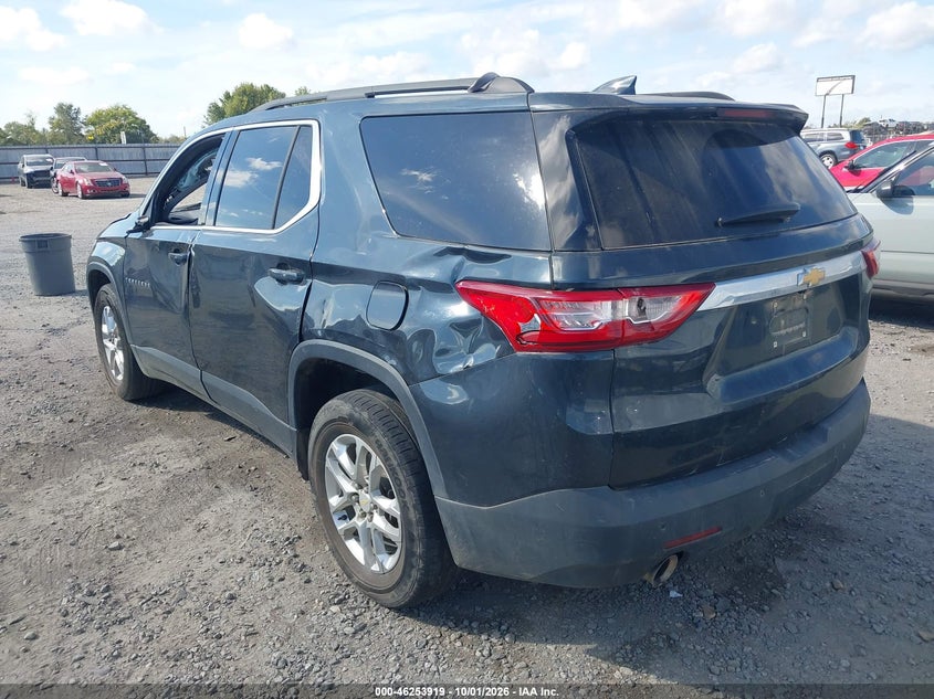 Vin: 1gnergkwxmj127190, lot: 46753945, chevrolet traverse fwd lt cloth 20213
